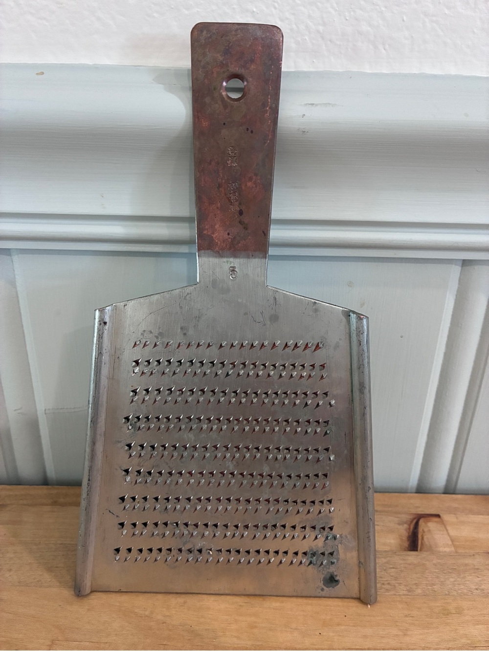 Oroshigane Handheld‎ Copper Japanese Grater Tin Plated Ginger Wasabi Tool
